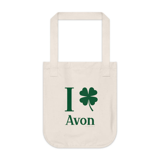 I Clover Avon Organic Canvas Tote Bag