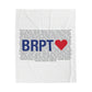 Bridgeport Love Velveteen Plush Blanket