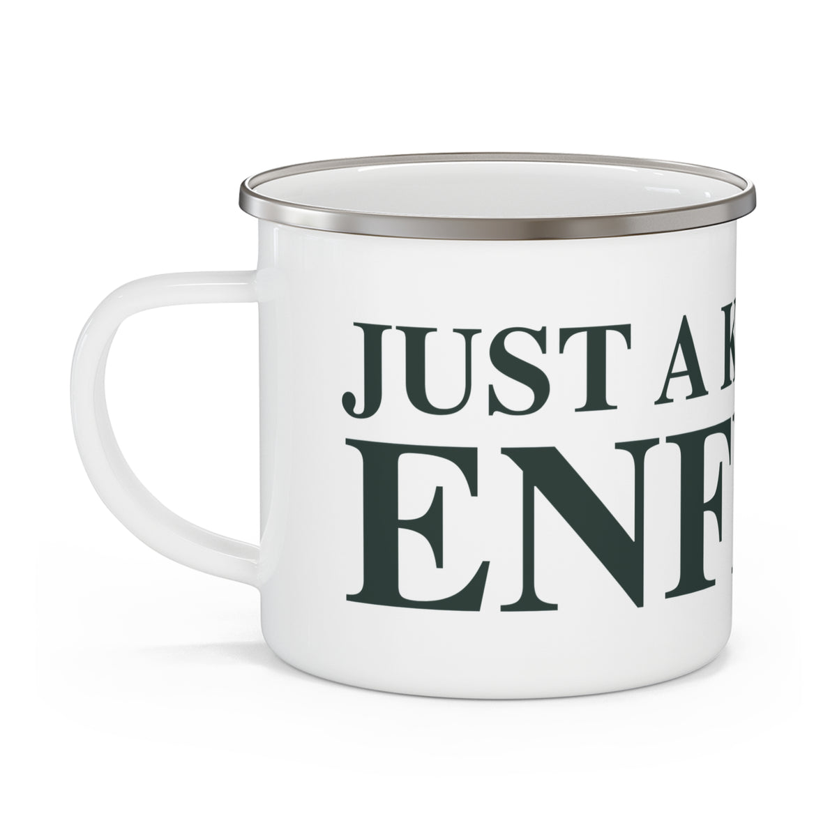 Just a kid from Enfield Camping Mug