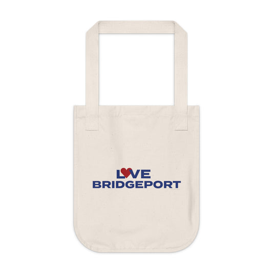 Love Bridgeport Organic Canvas Tote Bag