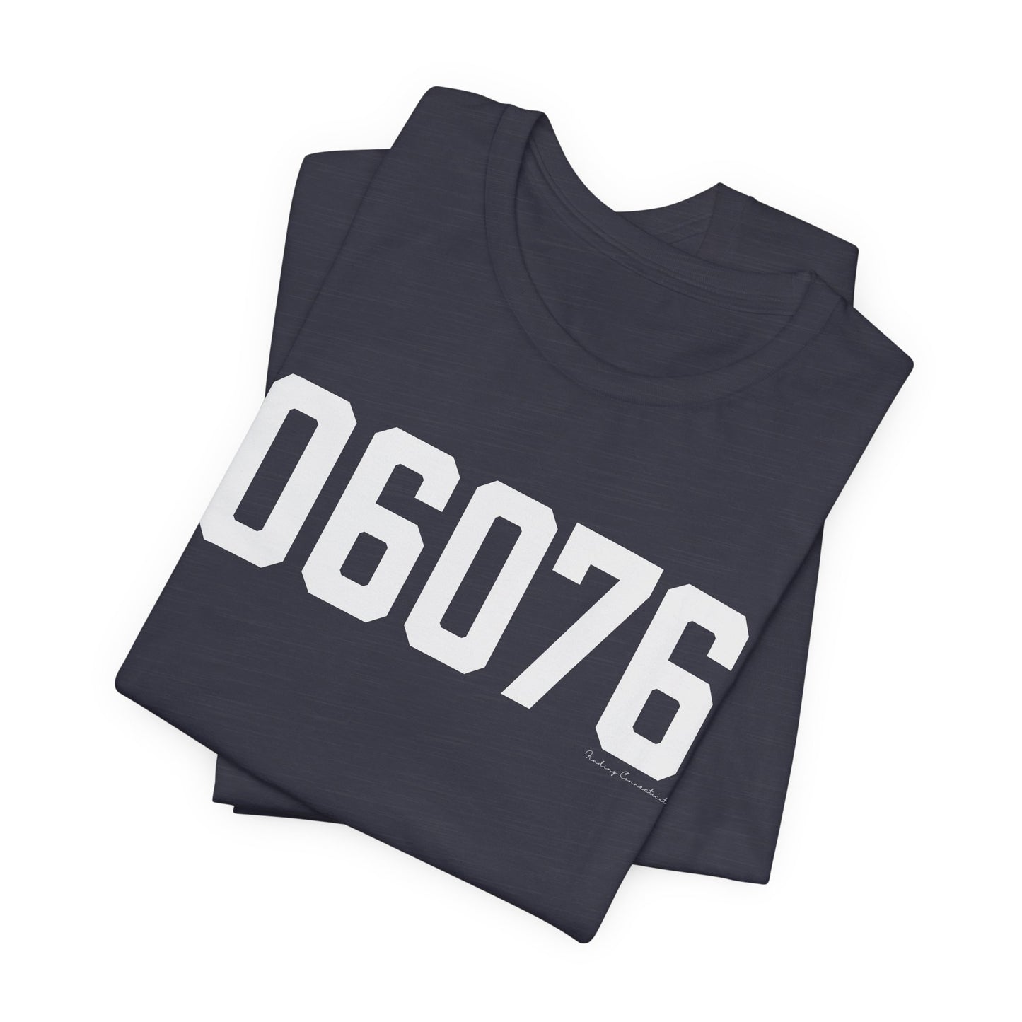 06076 Union CT Zip Code Unisex Jersey Short Sleeve T-Shirt