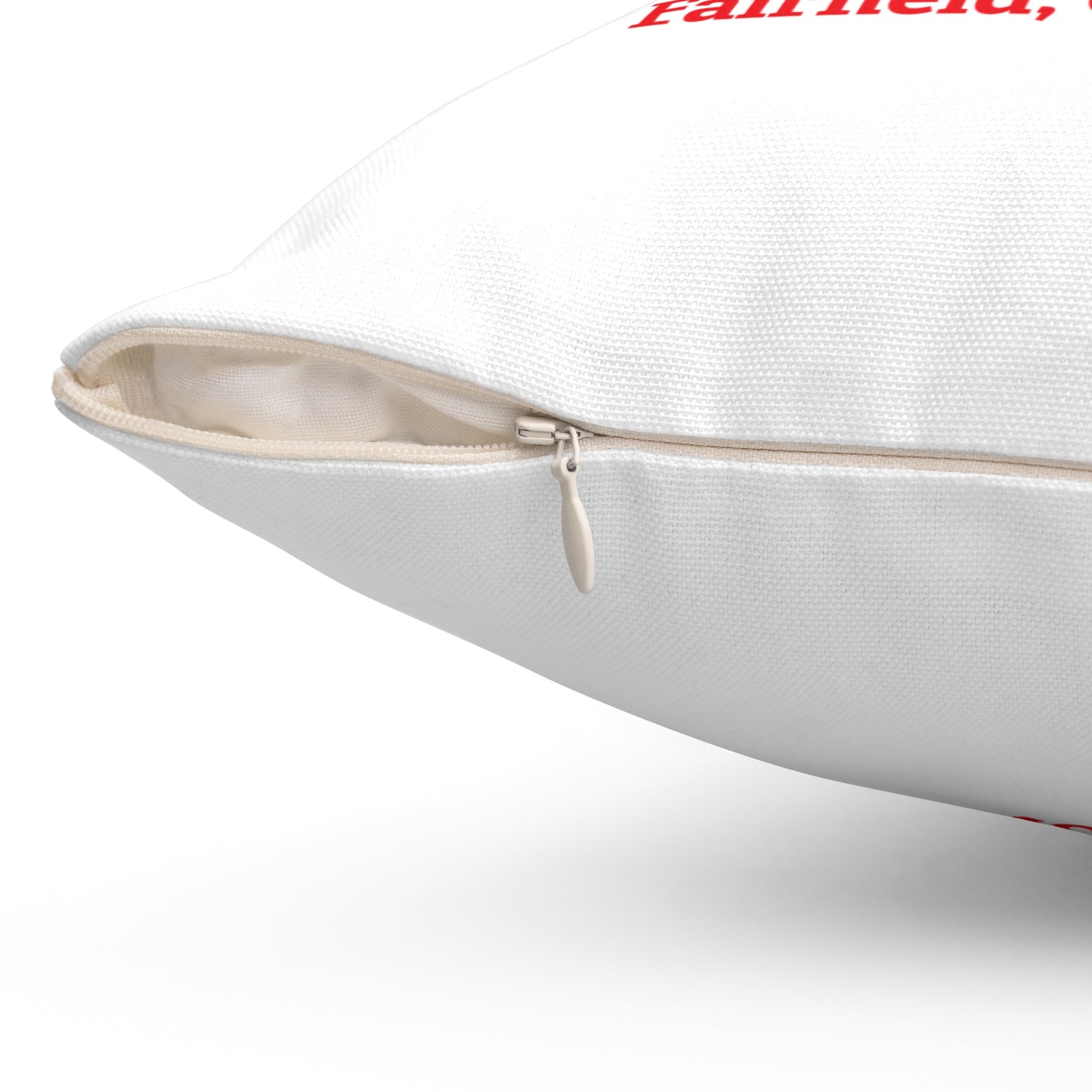 I Heart FFLD Spun Polyester Square Pillow