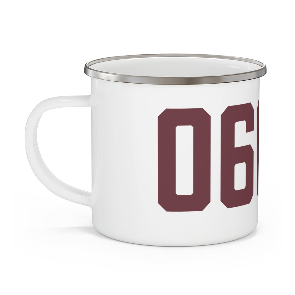 06052 New Britain Connecticut Zip Code Enamel Camping Mug