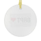 Bridgeport Love Glass Ornaments