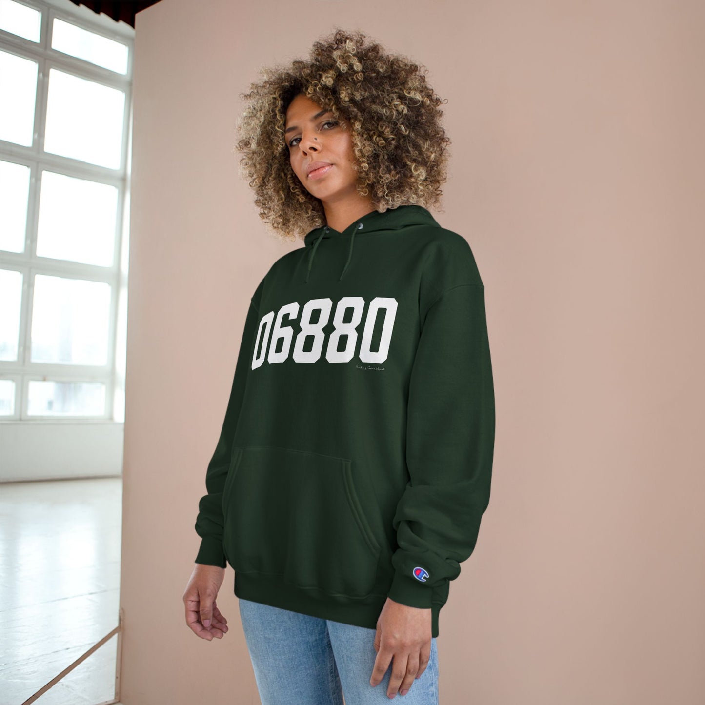 06880 Westport CT Zip Code Champion Hoodie Sweatshirt