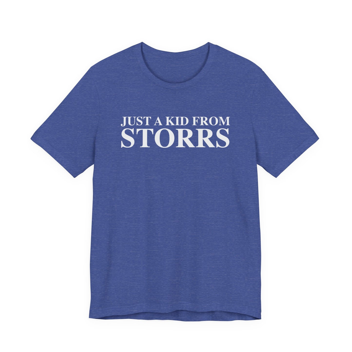 Just a kid from Storrs Unisex Jersey Short Sleeve T-Shirt