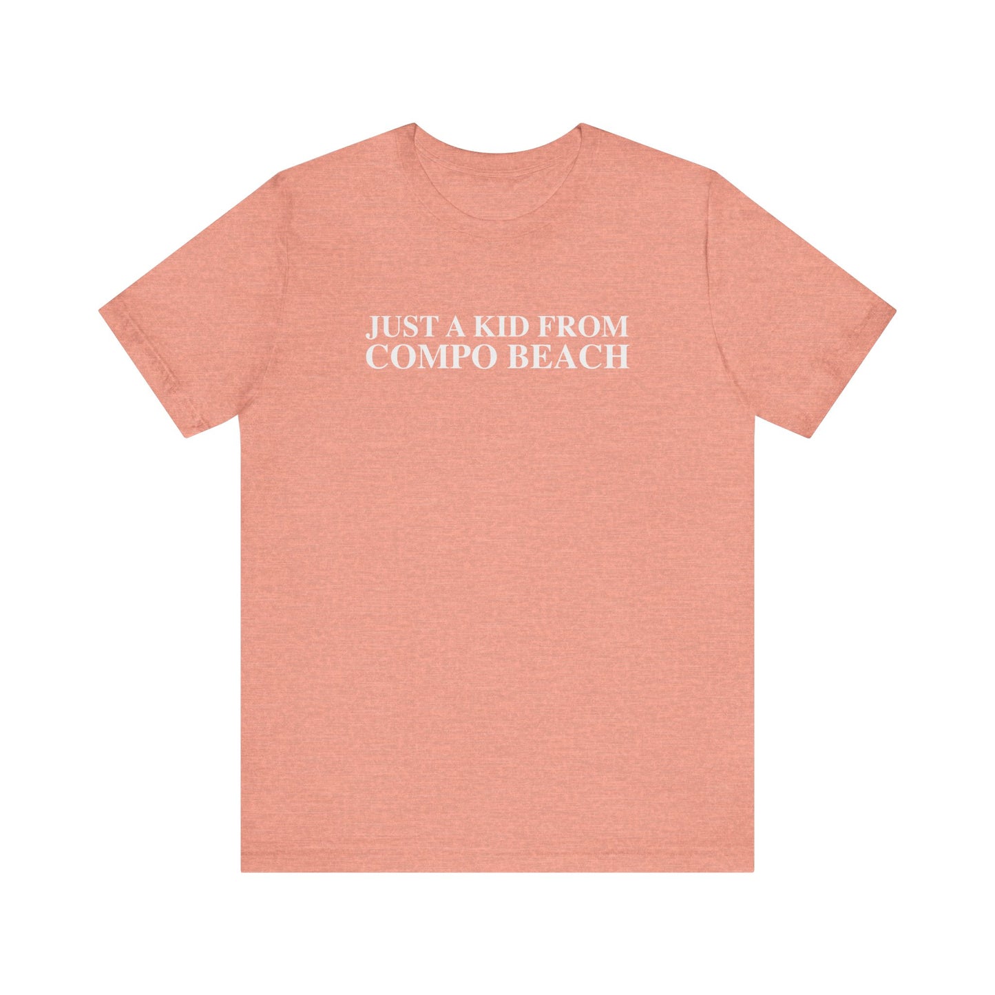 Just a kid from Compo Beach Unisex Jersey Short Sleeve T-Shirt