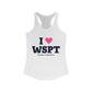 I Heart WSPT Women's Ideal Racerback Tank Top