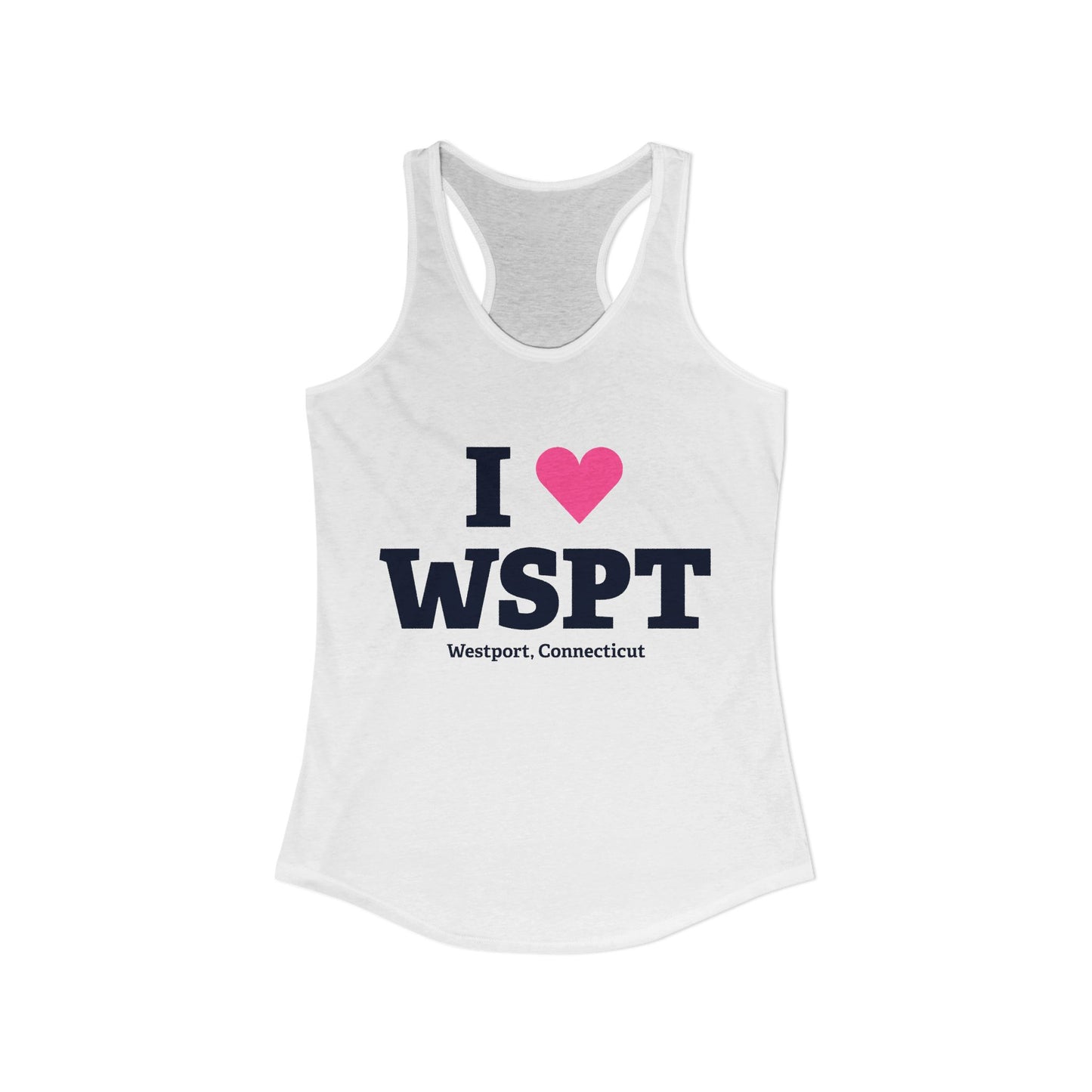 I Heart WSPT Women's Ideal Racerback Tank Top