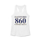 Eastford 860 Connecticut Women's Ideal Racerback Tank Top