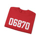 06870 - Greenwich CT Zip Code Unisex Heavy Blend™ Crewneck Sweatshirt