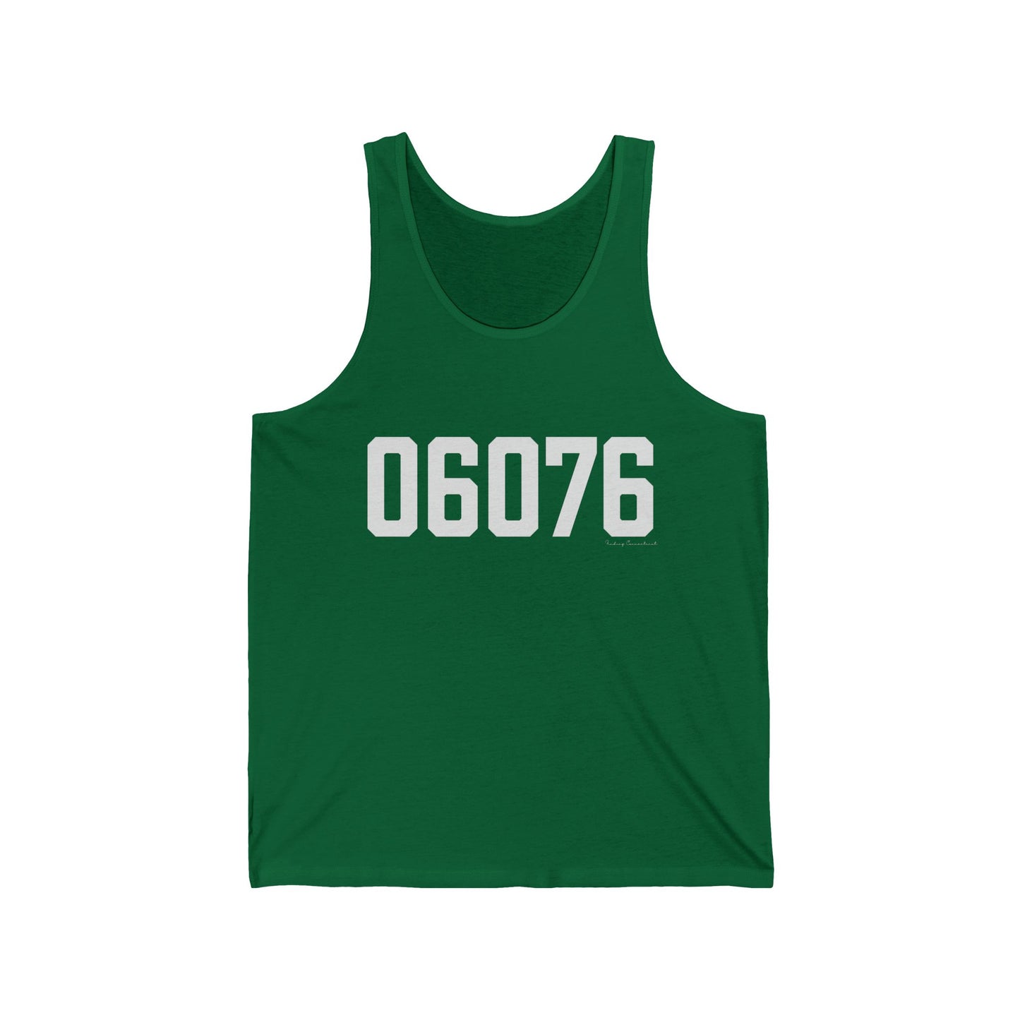 06076 Stafford CT Zip Code Unisex Jersey Tank Top