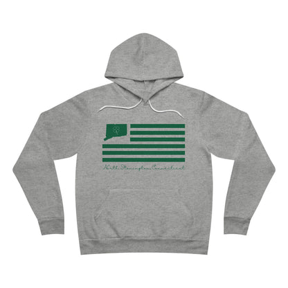 North Stonington Connecticut St. Patrick’s Day Flag Unisex Sponge Fleece Pullover Hoodie