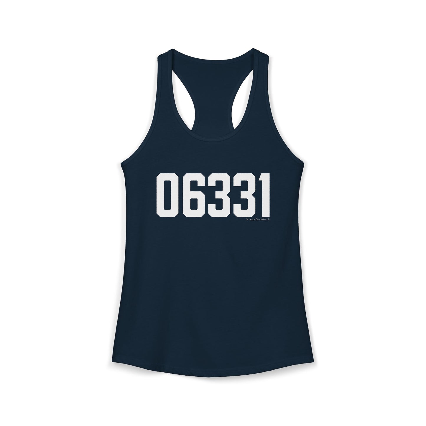 06331 Canterbury CT Zip Code Women's Ideal Racerback Tank Top