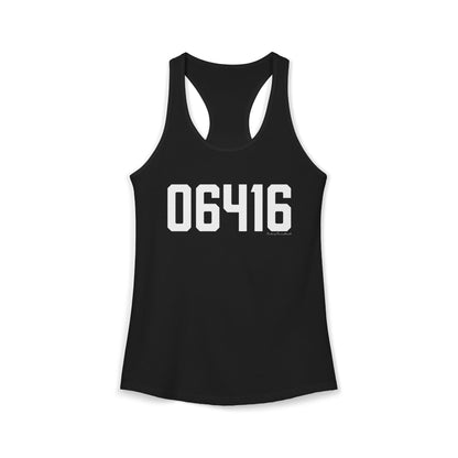 06416 Cromwell CT Zip Code Women's Ideal Racerback Tank Top