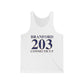 Branford 203 Connecticut Unisex Jersey Tank