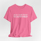Just a kid from Stafford Unisex Jersey Short Sleeve T-Shirt