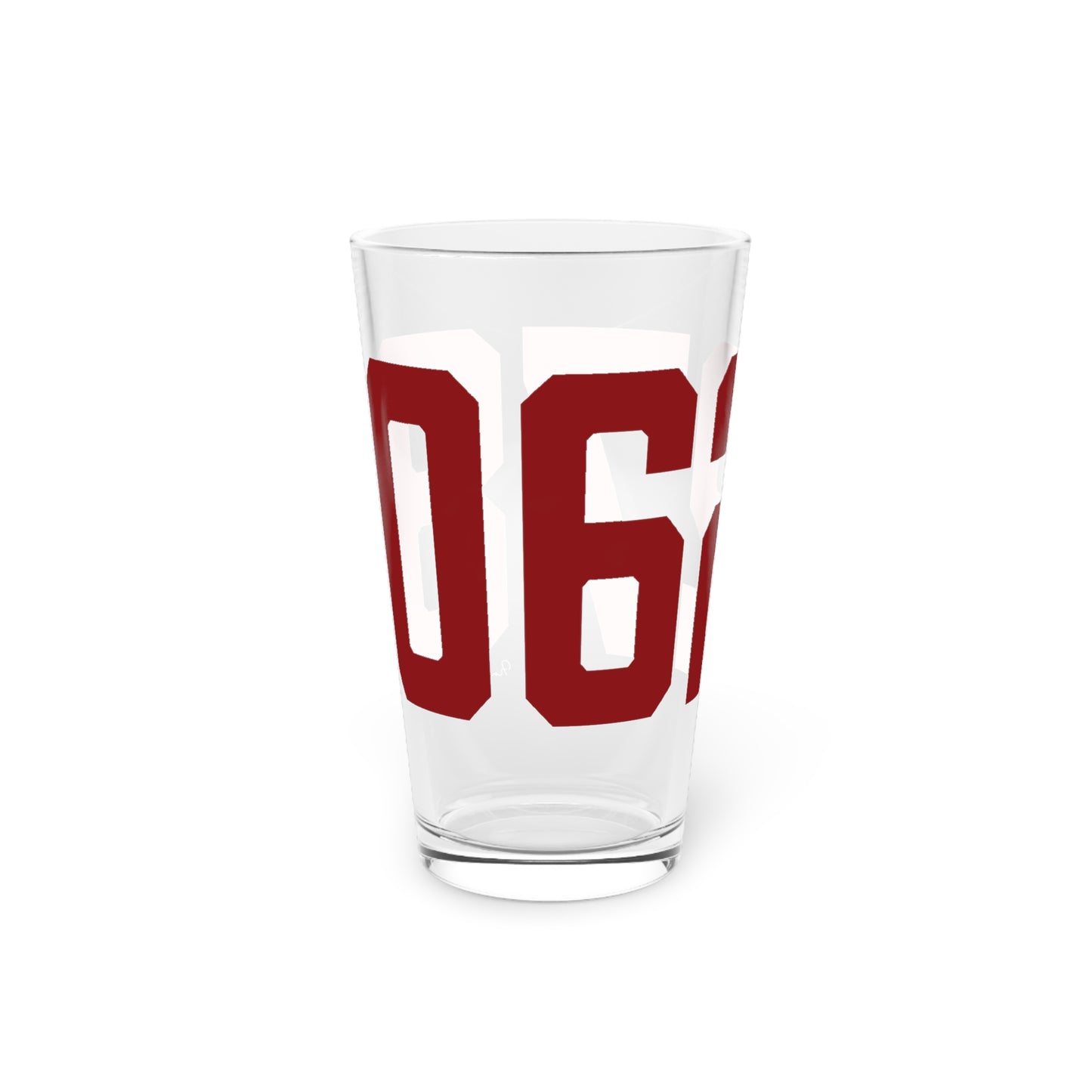 06278 Ashford Connecticut Zip Code Pint Glass, 16oz
