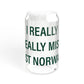I Really Really Miss East Norwalk Sipper Glass, 16oz