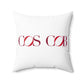 41 Tilt Cos Cob Spun Polyester Square Pillow