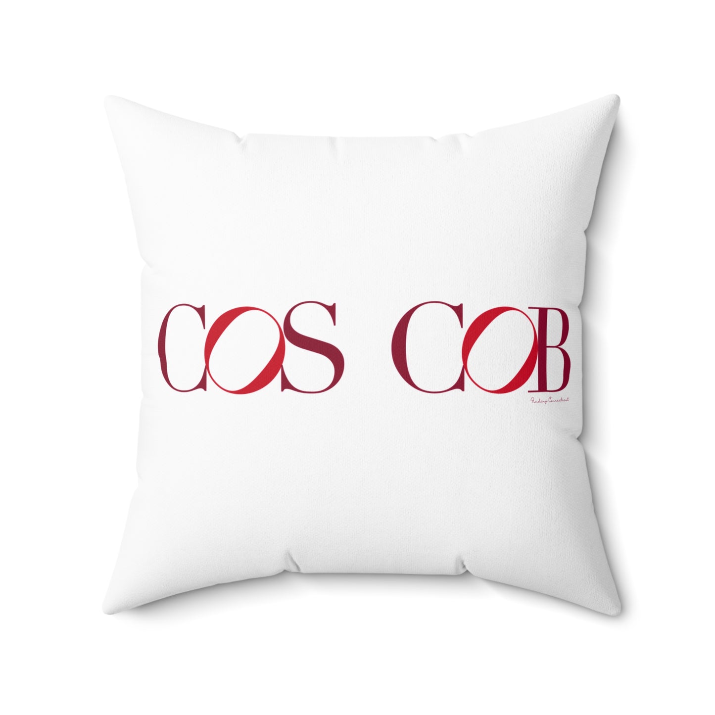 41 Tilt Cos Cob Spun Polyester Square Pillow