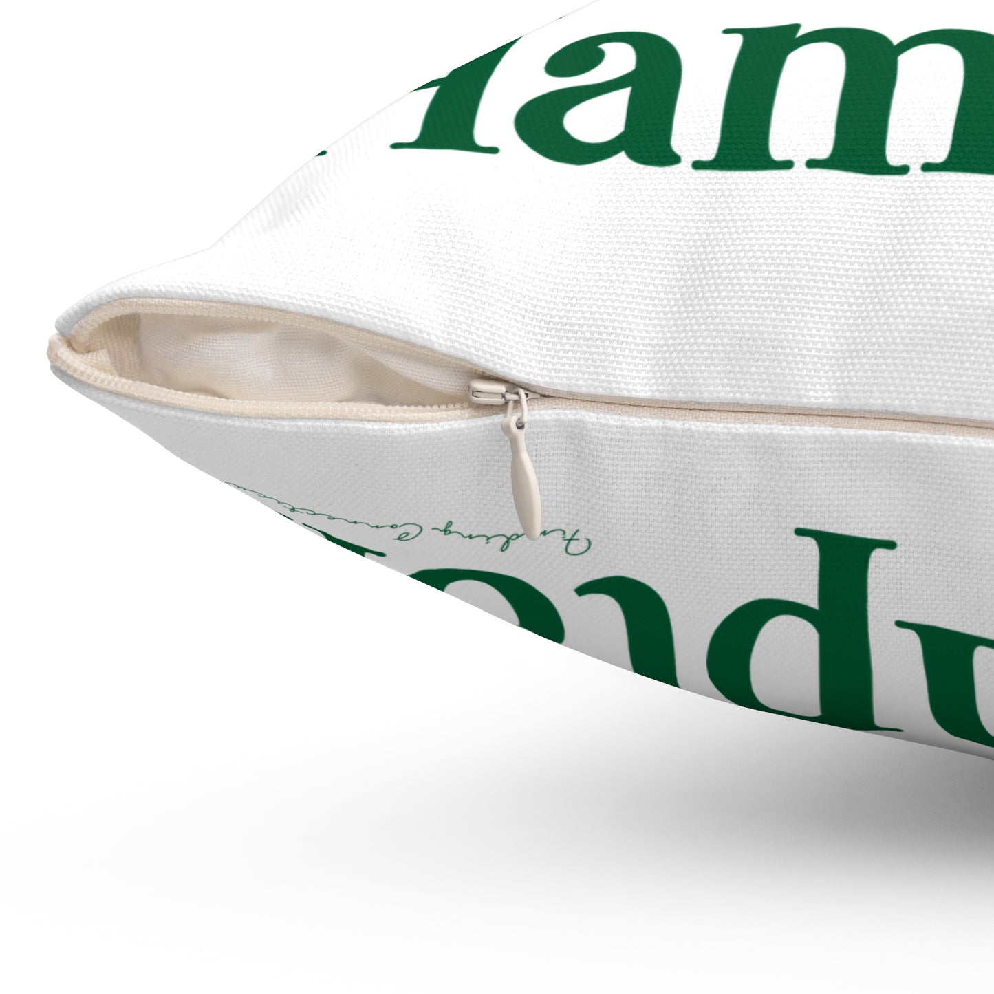 I Clover Hampton Spun Polyester Square Pillow