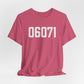 06071 Somers CT Zip Code Unisex Jersey Short Sleeve T-Shirt