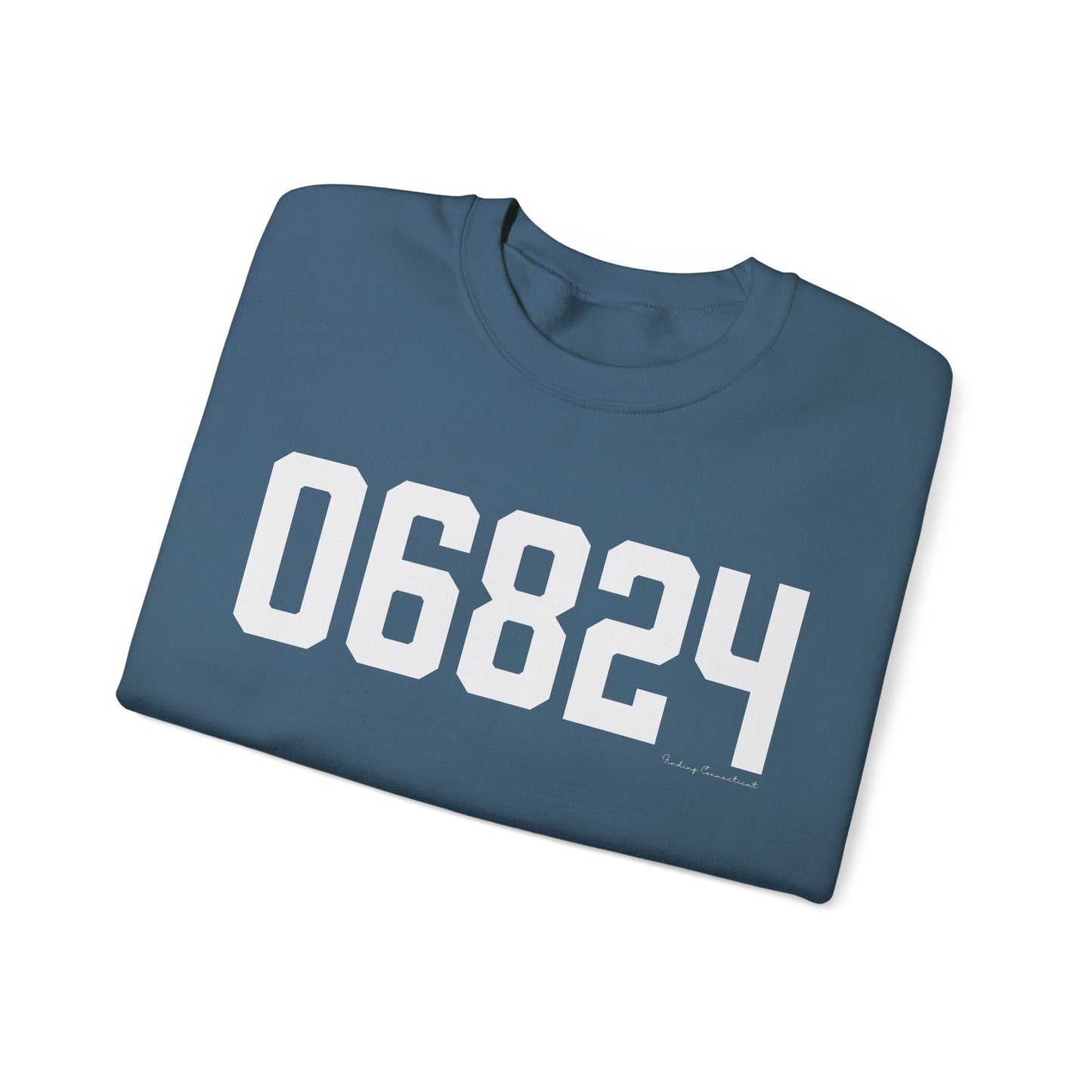 06824 Fairfield CT Zip Code Unisex Heavy Blend™ Crewneck Sweatshirt