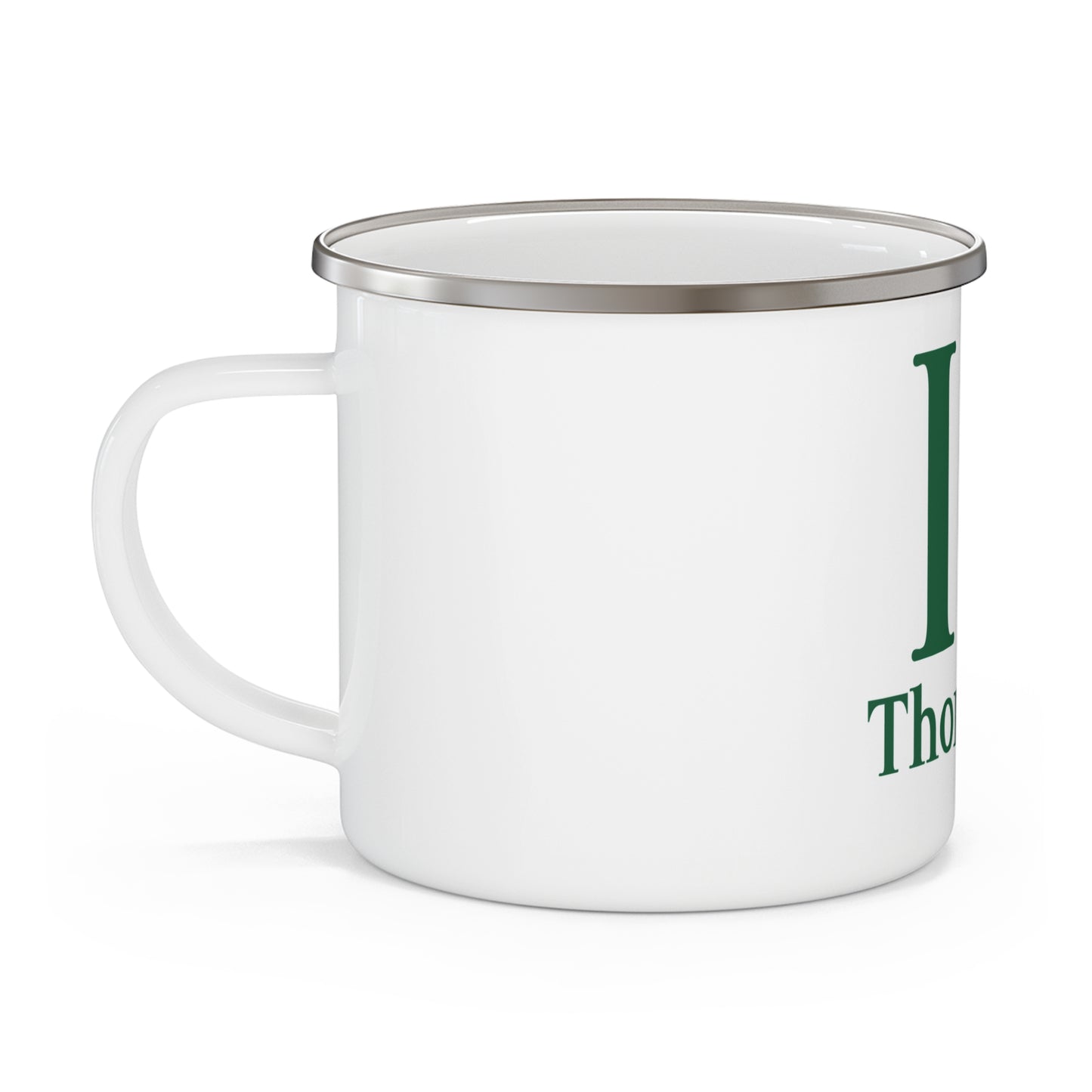 I Clover Thompson Enamel Camping Mug
