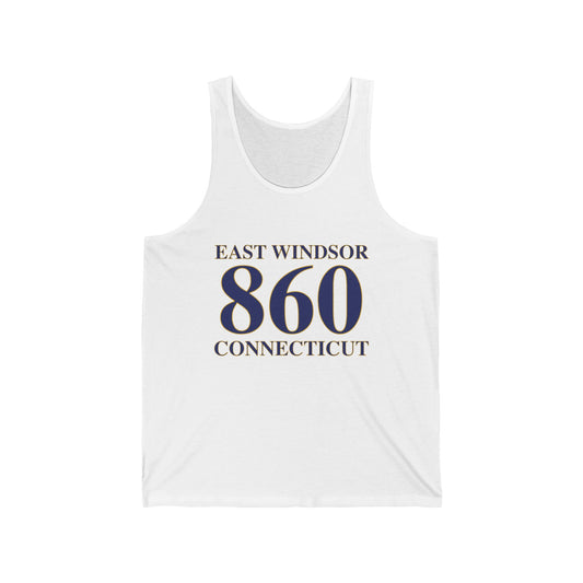 East Windsor 860 Connecticut Unisex Jersey Tank Top