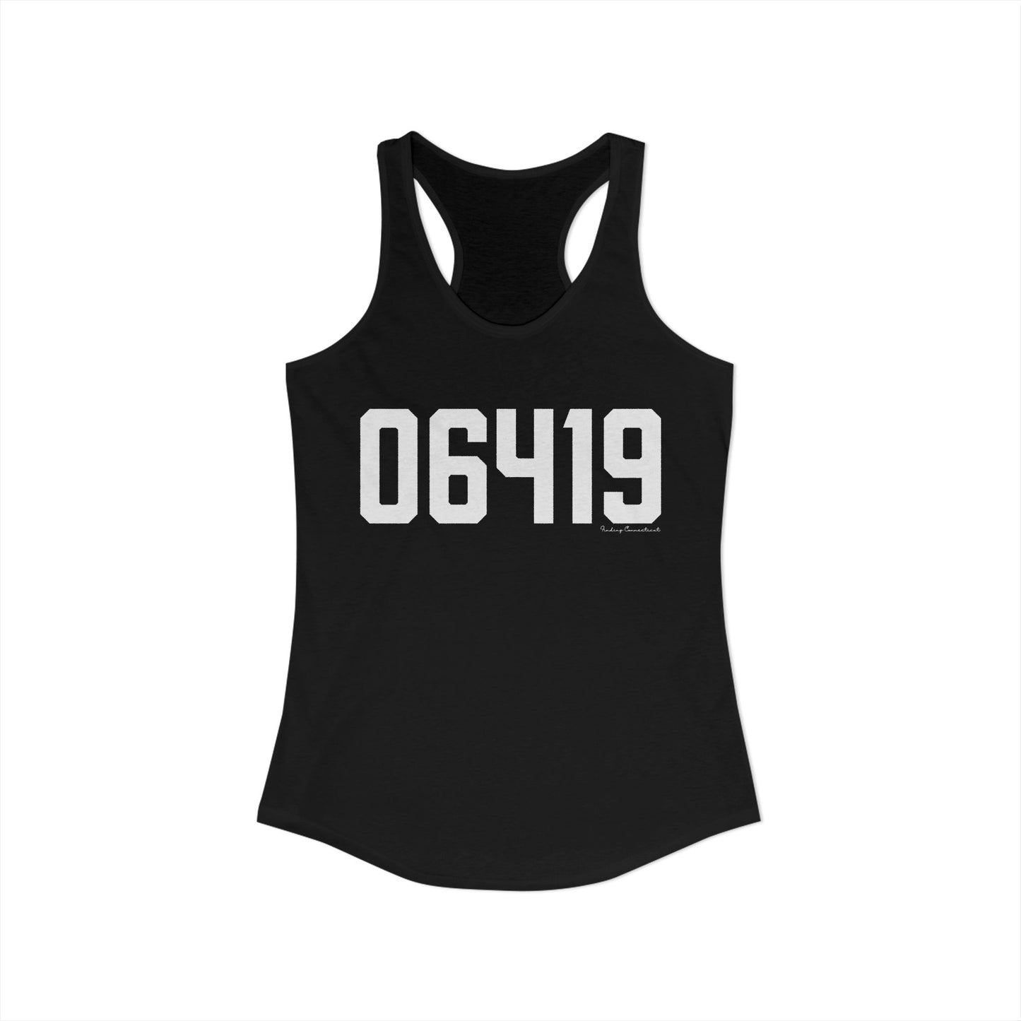 06419 Killingworth CT Zip Code Women's Ideal Racerback Tank Top
