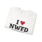 I Heart NWFD Unisex Heavy Blend™ Crewneck Sweatshirt