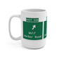 Vintage WCP Exit 55B Sign Mug 15oz