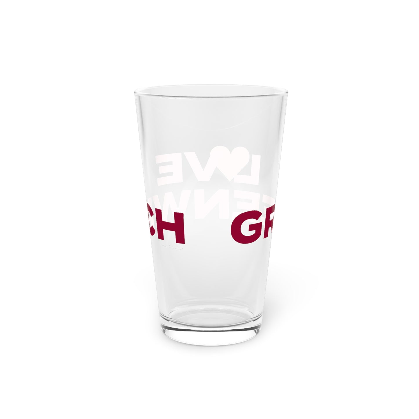 Love Greenwich Pint Glass, 16oz