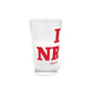 I Heart NRWK Pint Glass, 16oz