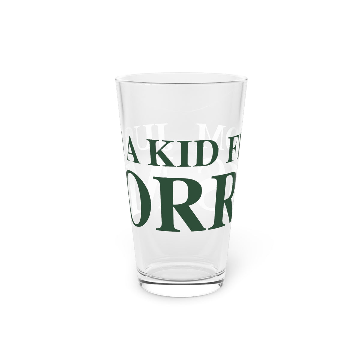 Just a kid from Morris Pint Glass, 16oz