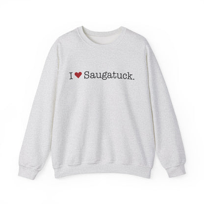 I Heart Saugatuck. Unisex Heavy Blend™ Crewneck Sweatshirt