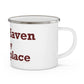 North Haven is My Happy Place Enamel Camping Mug