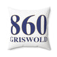 860 Griswold Spun Polyester Square Pillow