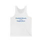 Fairfield Beach is My Happy Place Unisex Jersey Tank Top