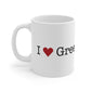 I Heart Greenfield Hill. Mug 11oz