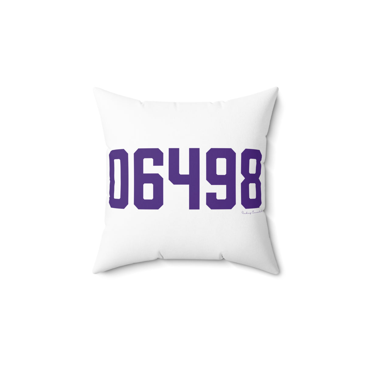 06498 Westbrook Connecticut Zip Code Spun Polyester Square Pillow