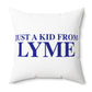 Just a kid from Lyme Spun Polyester Square Pillow