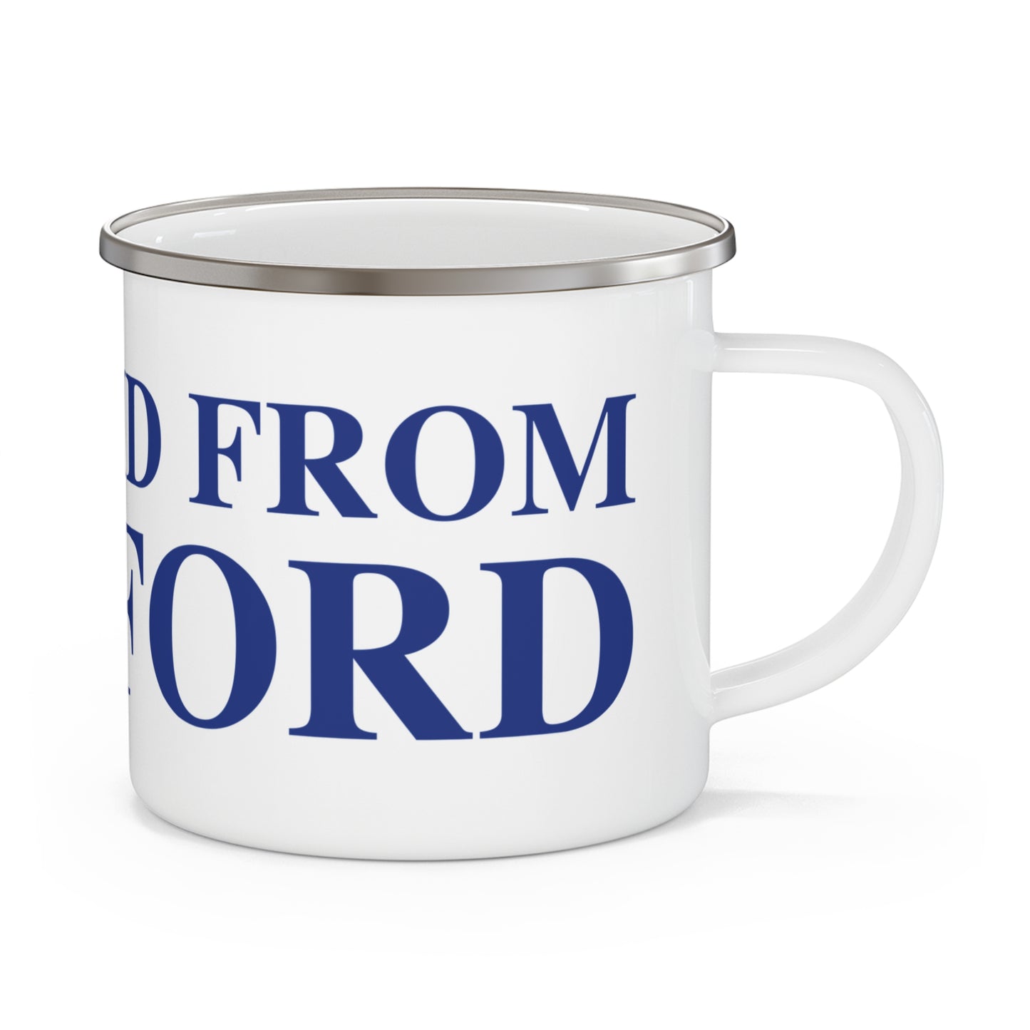 Just a kid from Eastford Enamel Camping Mug