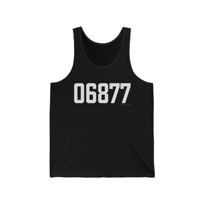 06877 Ridgefield CT Zip Code Unisex Jersey Tank Top