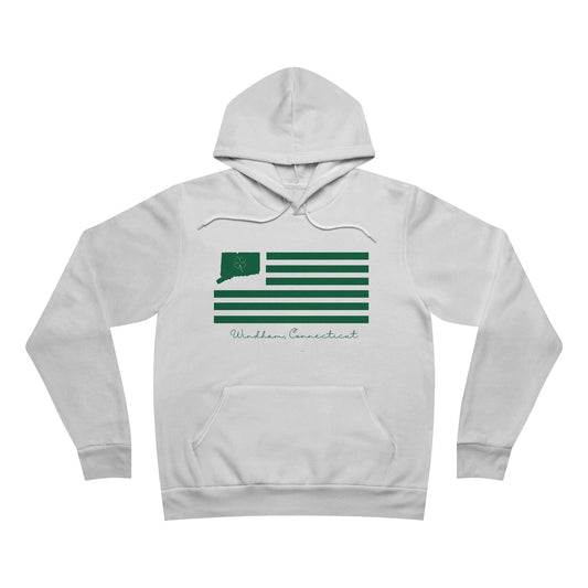 Windham Connecticut St Patrick’s Day Flag Unisex Sponge Fleece Pullover Hoodie