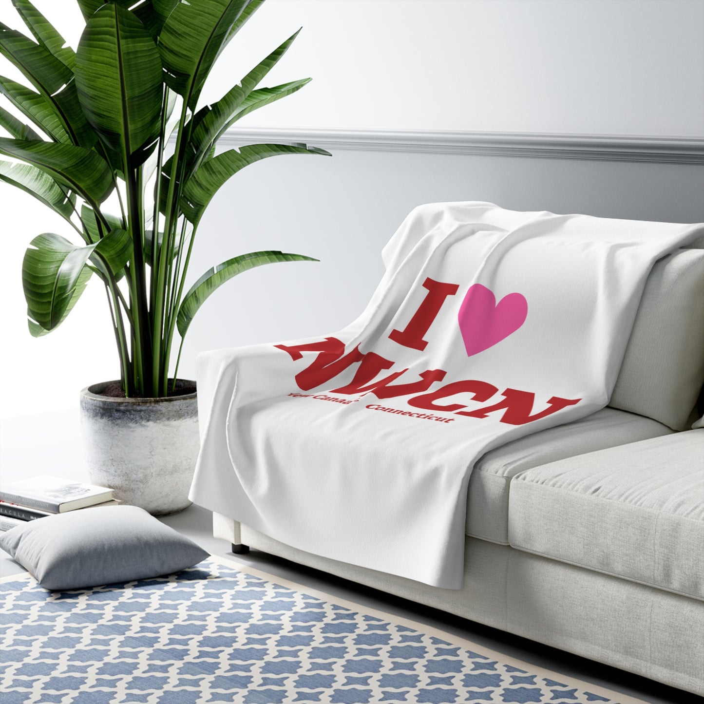 I Heart NWCN Sherpa Fleece Blanket