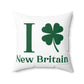 I Clover New Britain Spun Polyester Square Pillow