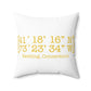 Redding Coordinates Spun Polyester Square Pillow