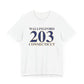 Wallingford 203 Connecticut Unisex Jersey Short Sleeve Tee